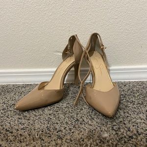 Jessica Simpson Nude 1 1/2 inch heels